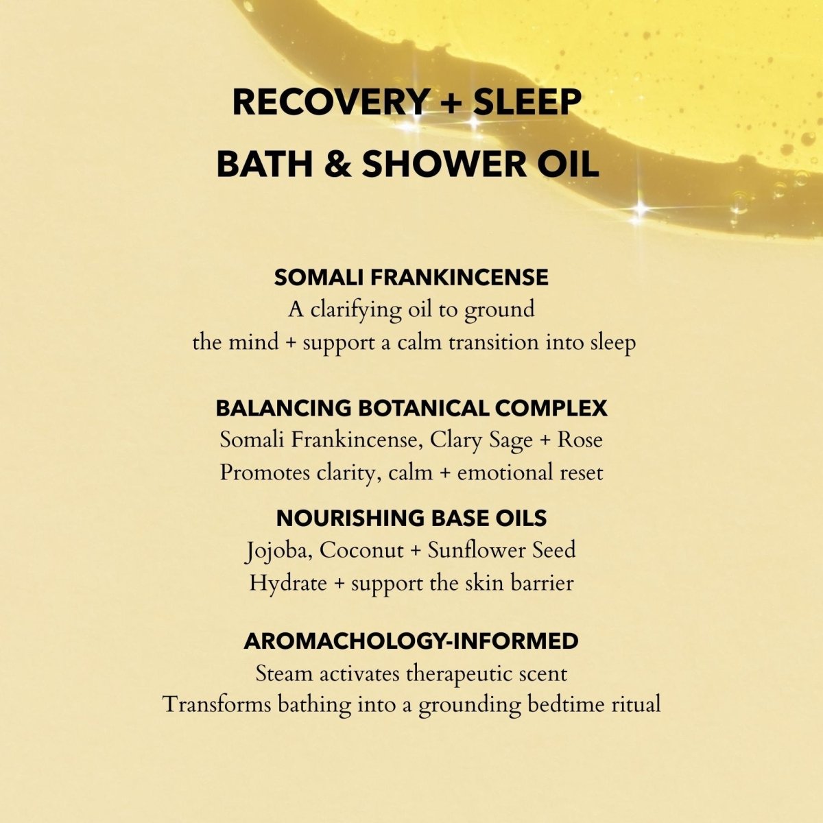 anatomē Bath & Shower Oil Somali Frankincense