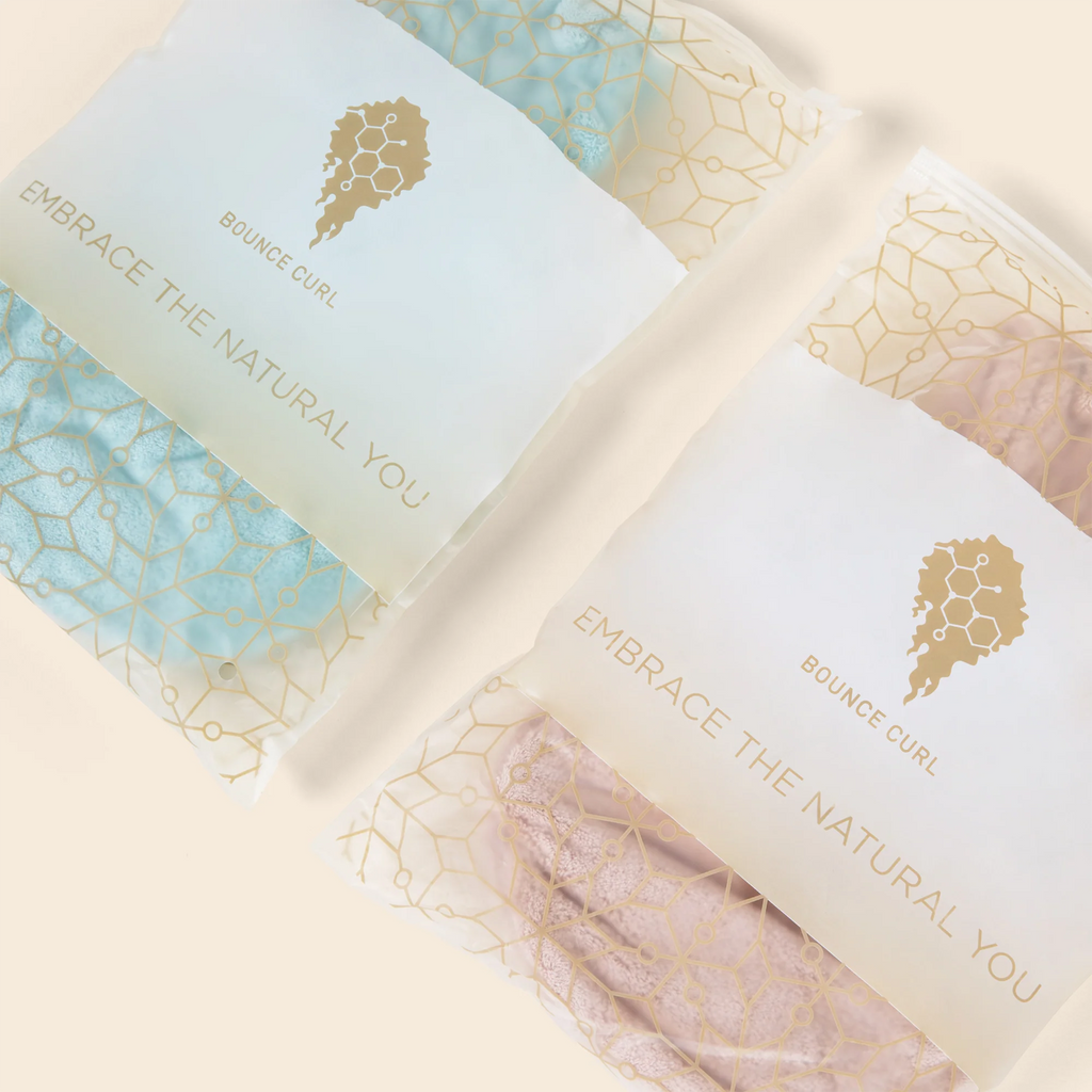 Bounce Curl Hair Drying Mittens - Packaging