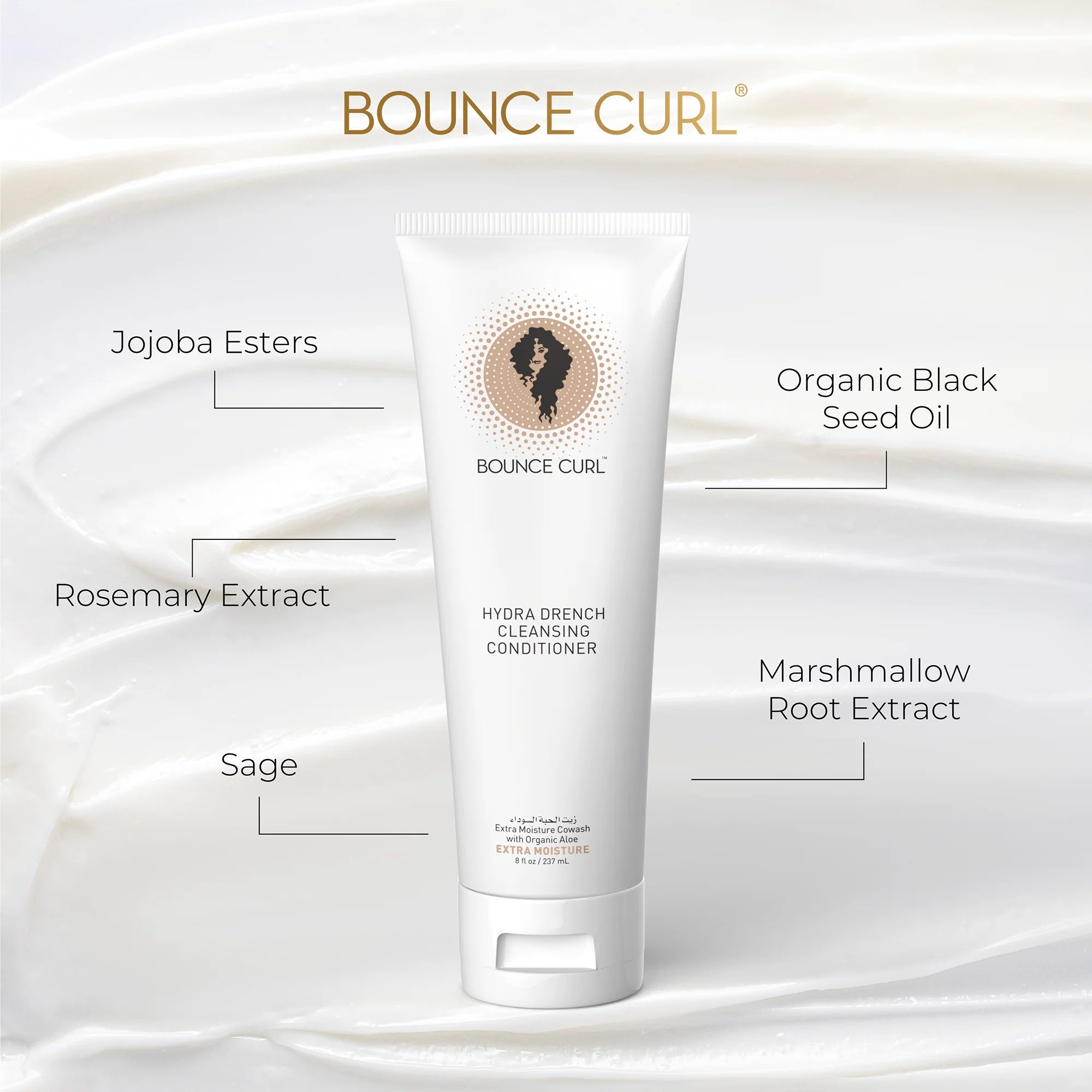 Bounce Curl Hydra Drench Cleansing Conditioner - full ingredients list