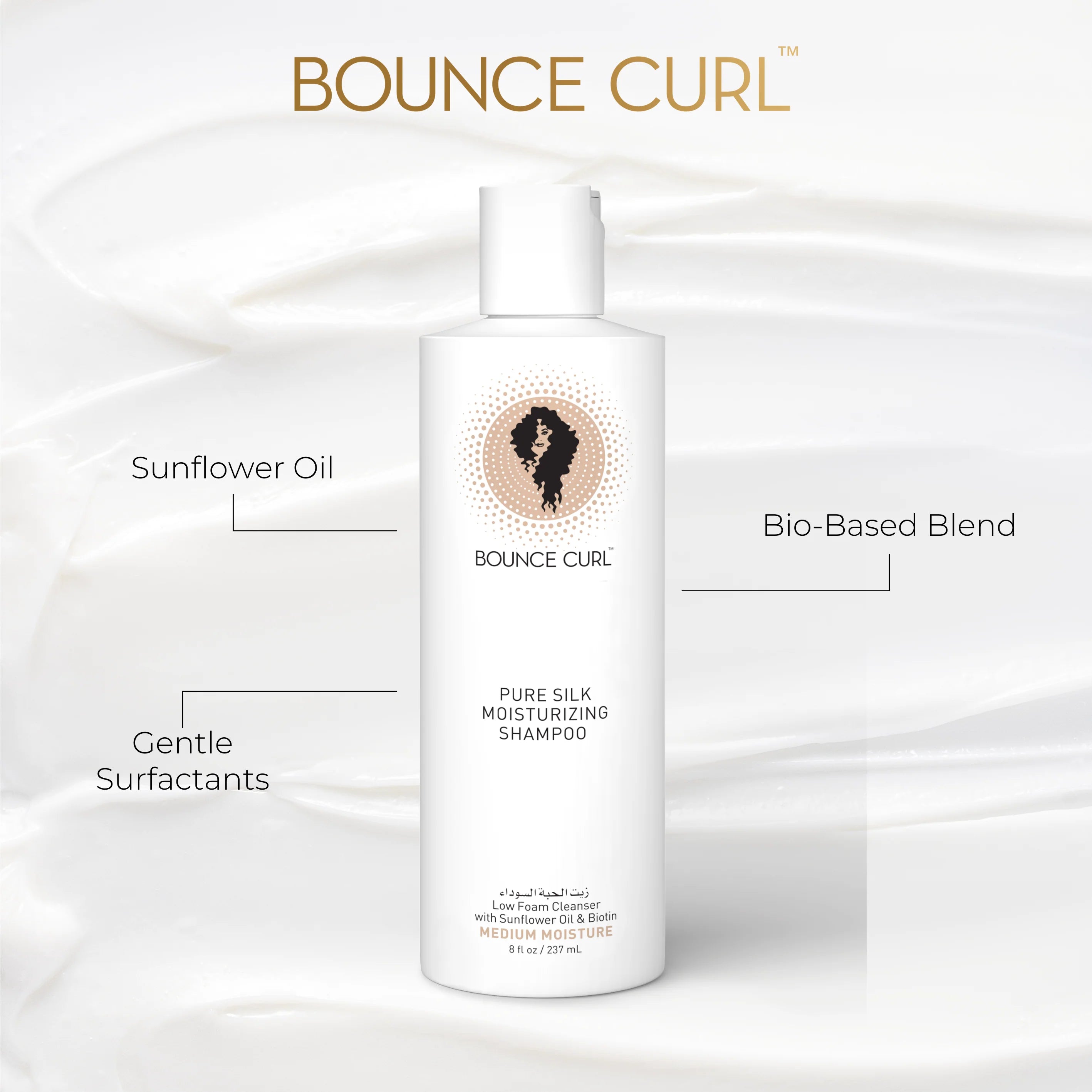 Bounce Curl Pure Silk Moisturizing Shampoo - full ingredients list