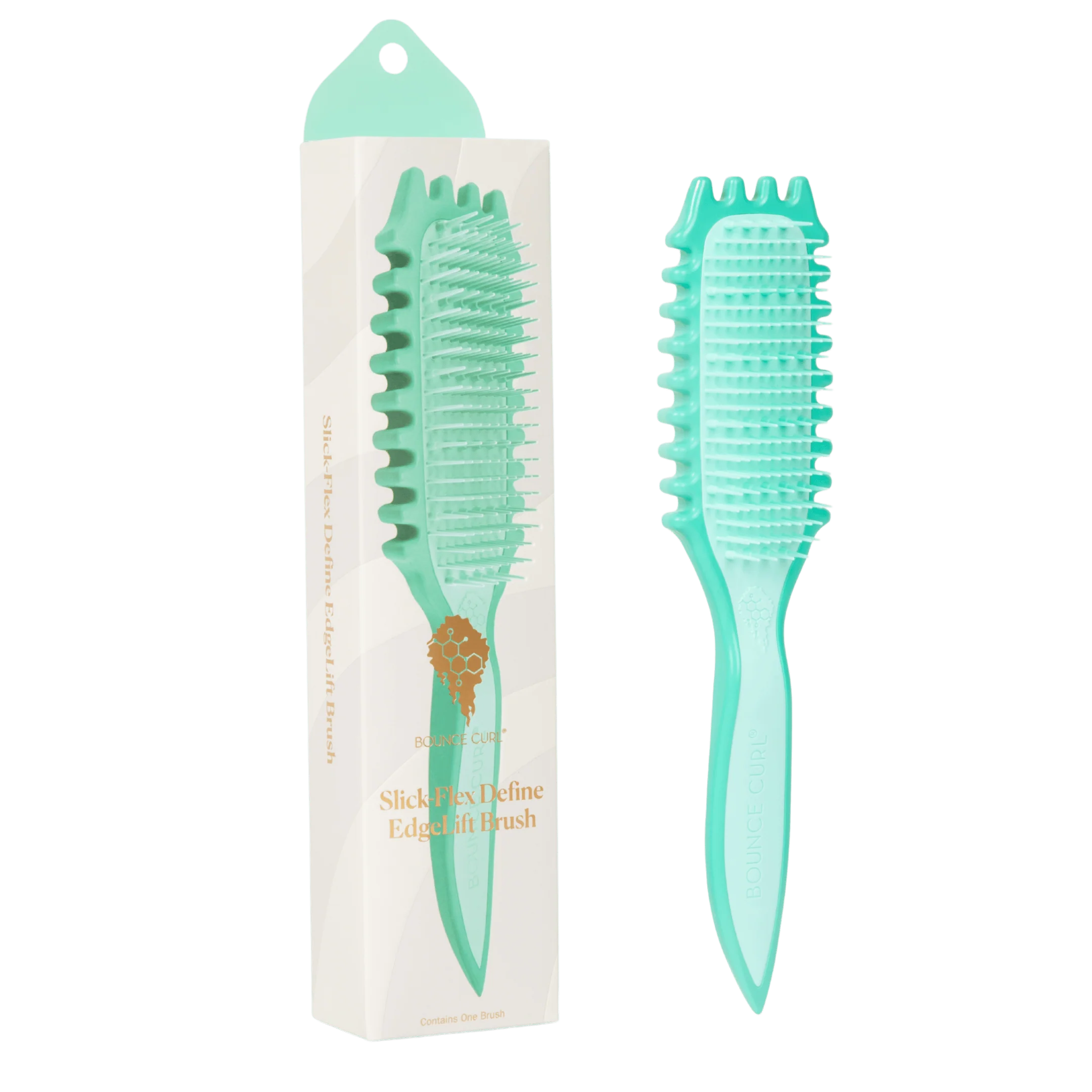 Bounce Curl Slick-Flex Define EdgeLift Brush - Teal