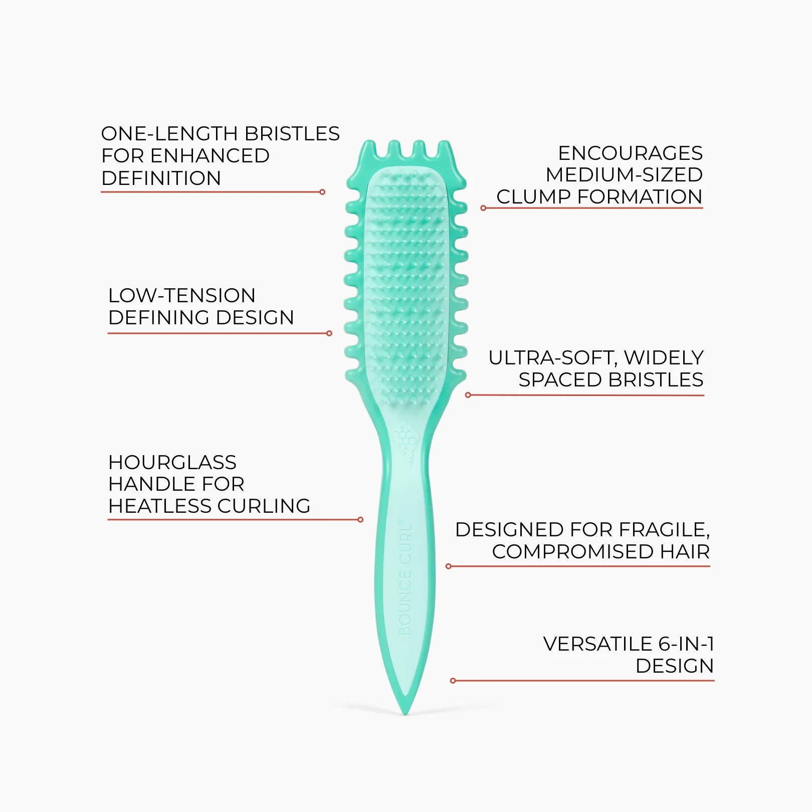 Bounce Curl Slick-Flex Define EdgeLift Brush - key features and specifications