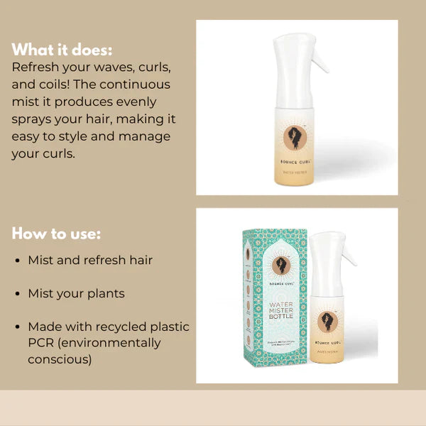 Bounce Curl Water Mister 200ml - Product - Instructions