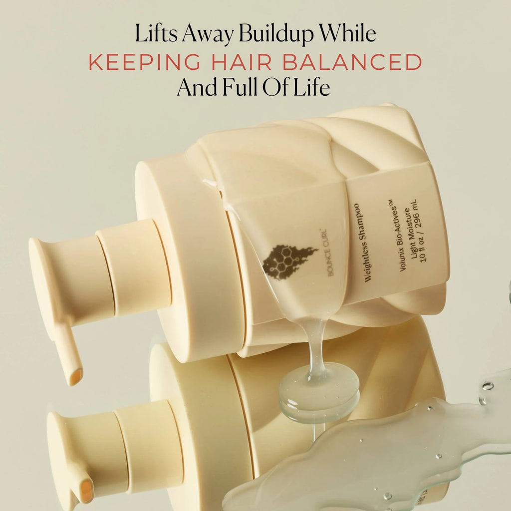 Bounce Curl Weightless Shampoo - keeping curly hair balanced and hydrated