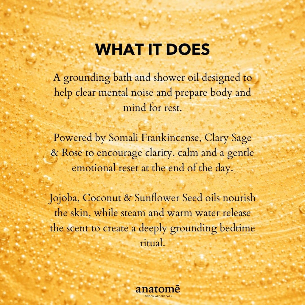 anatomē Bath & Shower Oil Somali Frankincense
