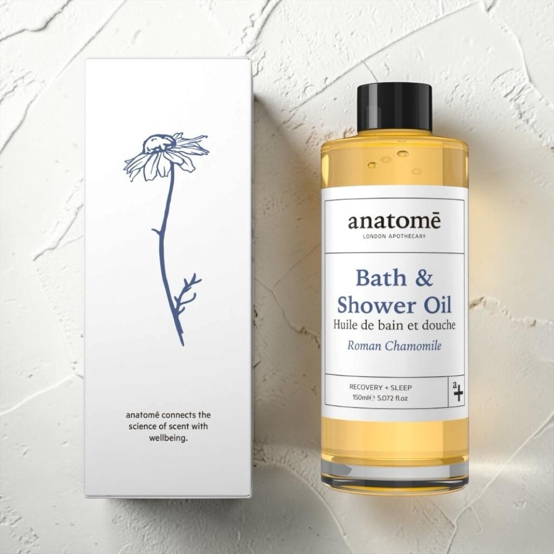 anatomē Calming Bath & Shower Oil with Roman Chamomile – Sleep & Stress Relief
