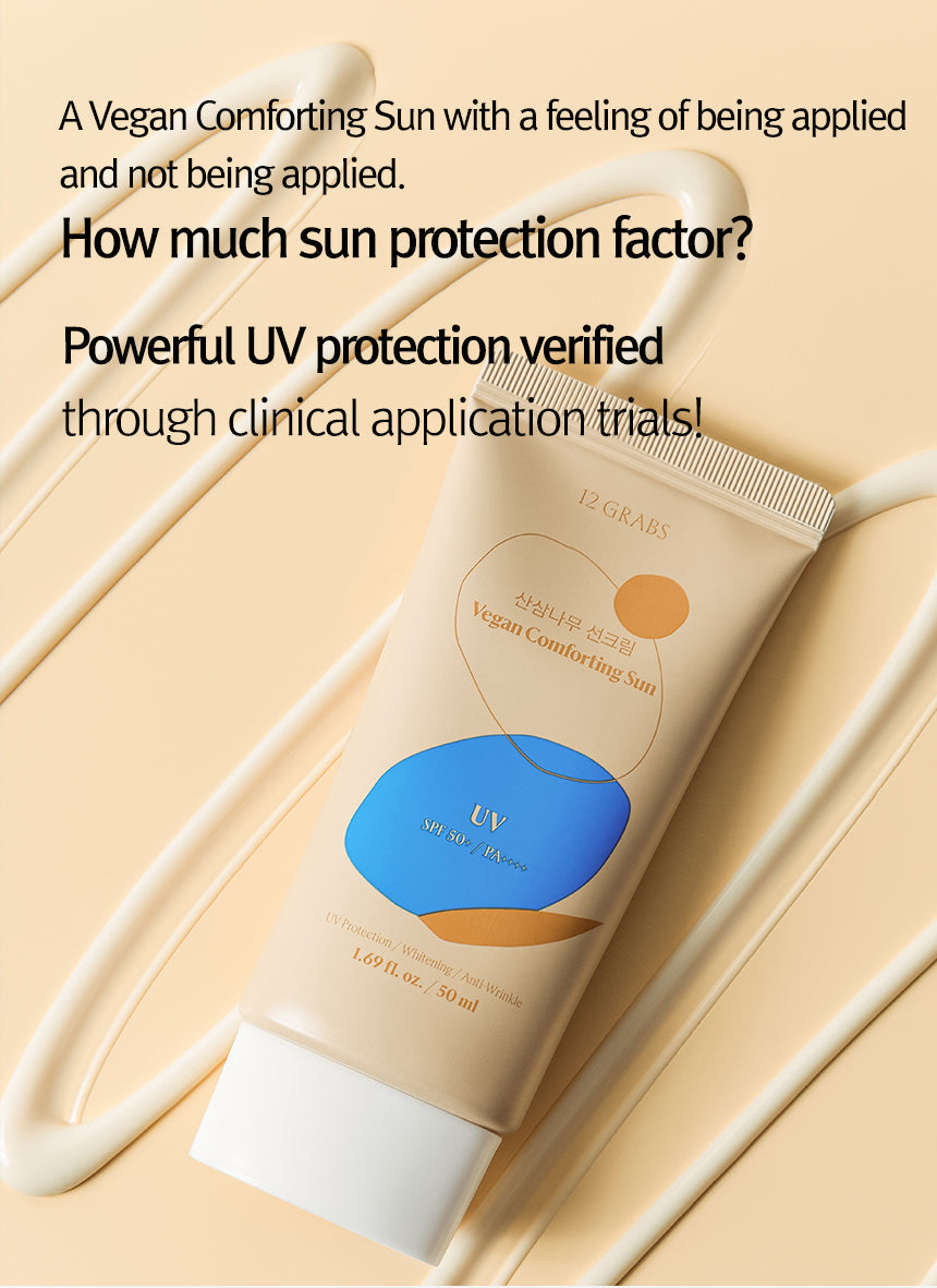 12GRABS Vegan Comforting Sun SPF 50+ PA++++ (50ml)
