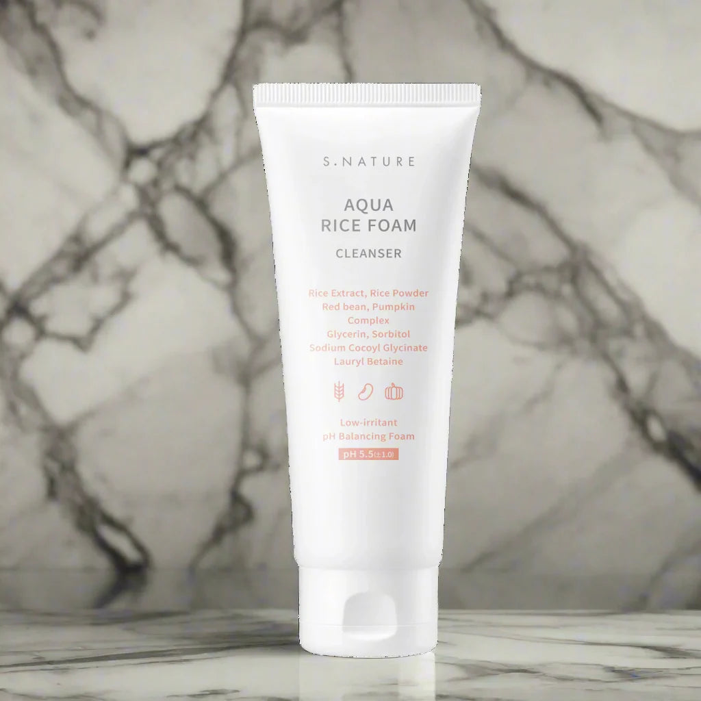 S.NATURE Aqua Rice Foam Cleanser 80ml