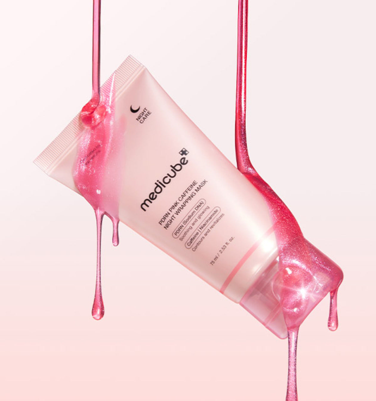 medicube PDRN Pink Caffeine Night Wrapping Mask 75ml
