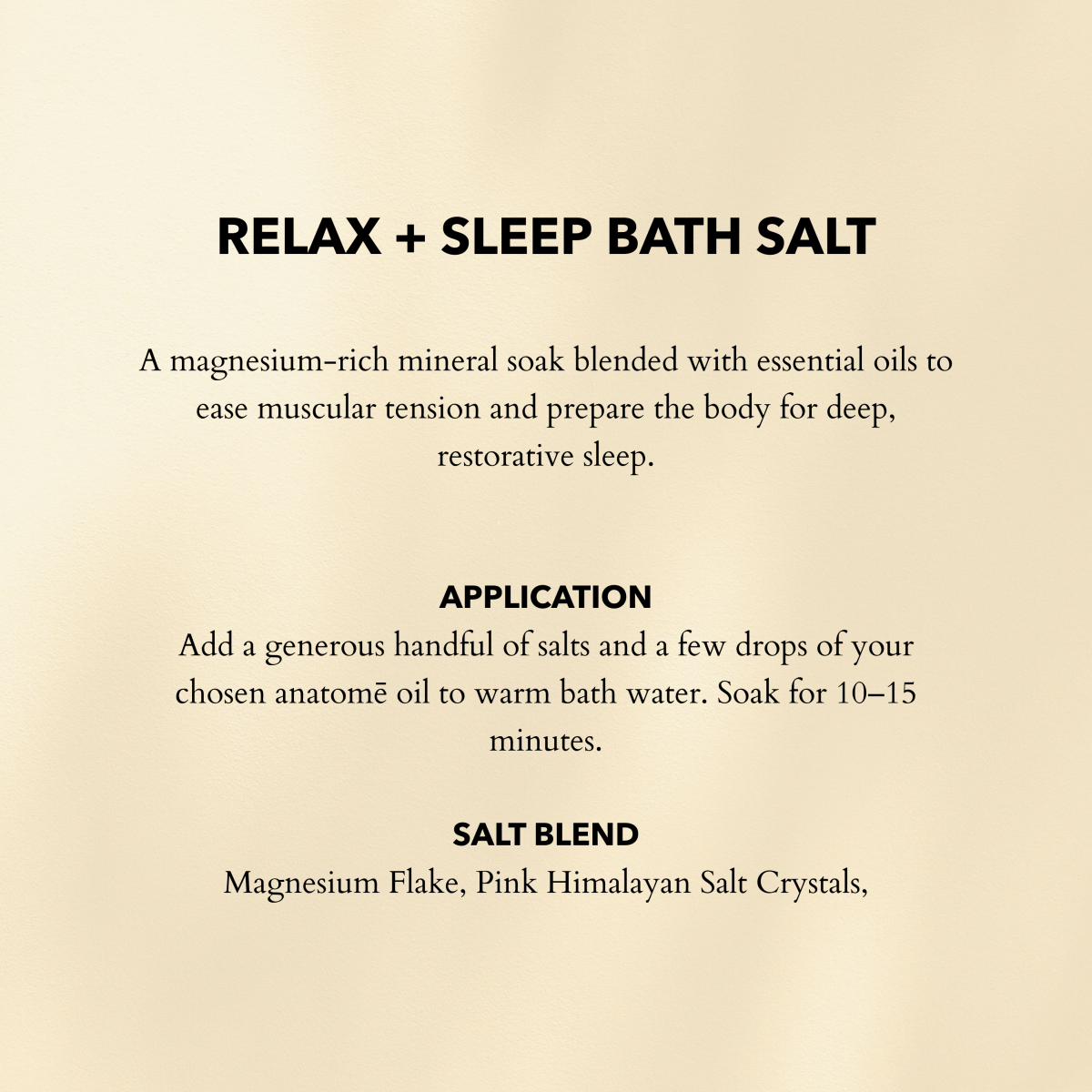 anatomē Relax + Sleep Chamomile Bath Salts