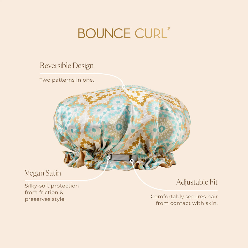 Bounce Curl Reversible Satin Hair Bonnet