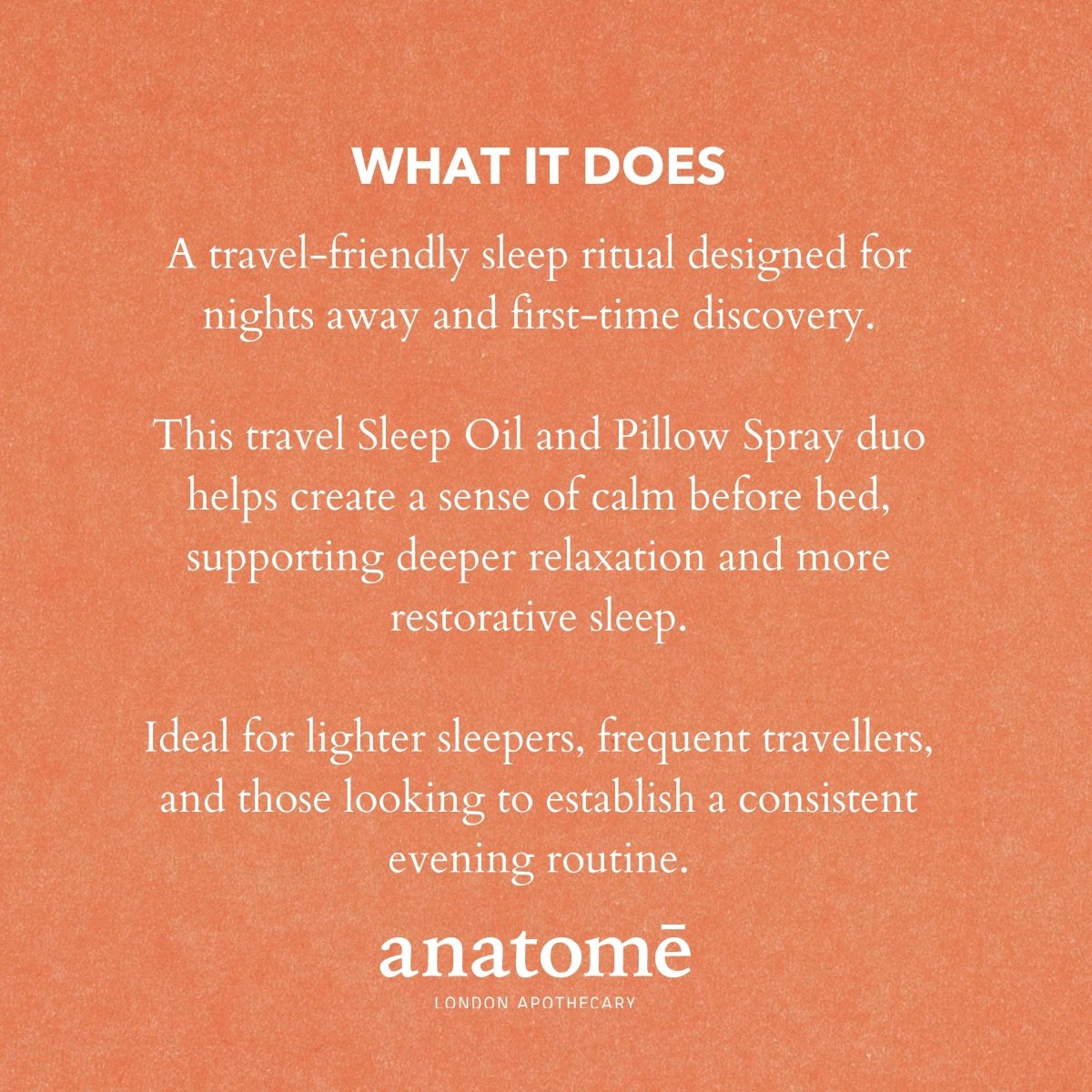 anatomē The Little Gift of Good Sleep - Frankincense
